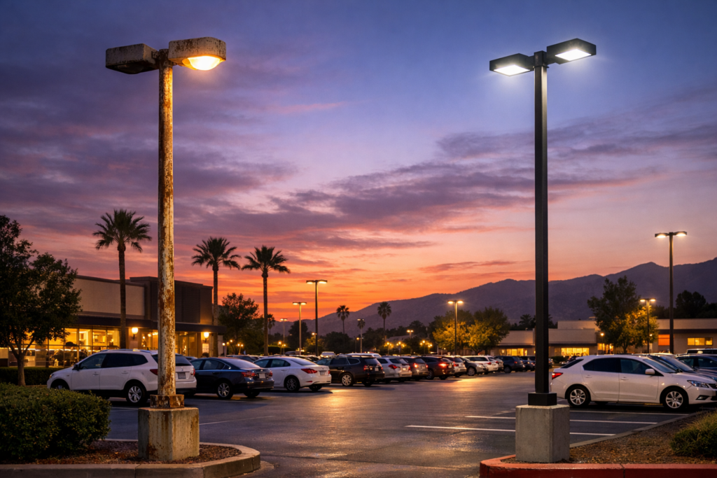 Deteriorated Light Poles